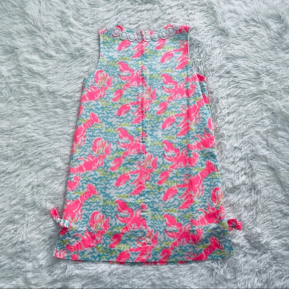 Lilly Pulitzer | Girls "Pop Up Lobstah Roll" Little Lilly Classic Shift Dress - Picture 3 of 6